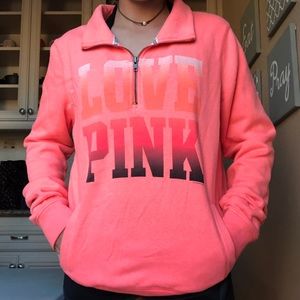 Victoria’s secret PINK quarter zip hoodie